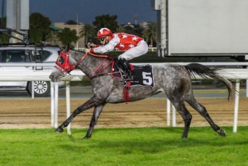 ALMAHROOSA BREAKS HER MAIDEN IN ABU DHABI ON 10/01/2021