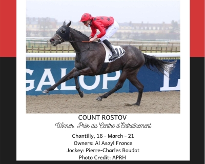 COUNT ROSTOV WINS IN CHANTILLY ON 03/16/21